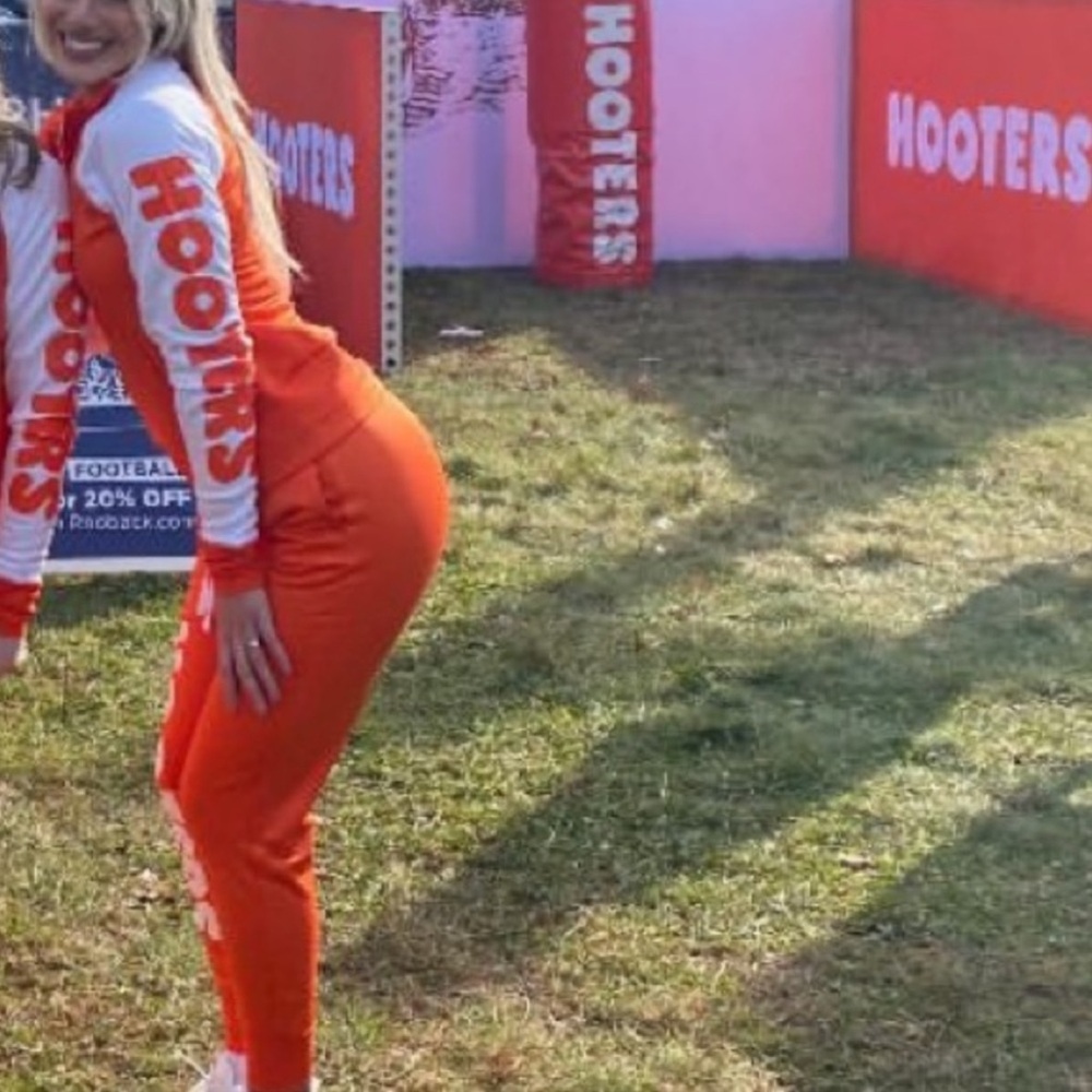 Orange Hooters Tracksuit